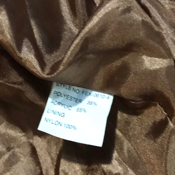 Vintage Cantata fitted jacket 1 button closure lined - Picture 12 of 15